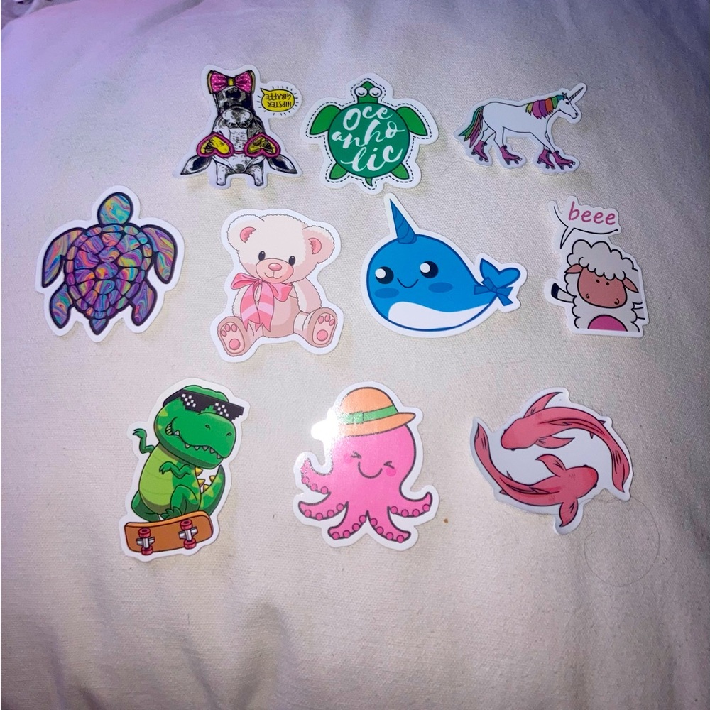 Funny animal stickers